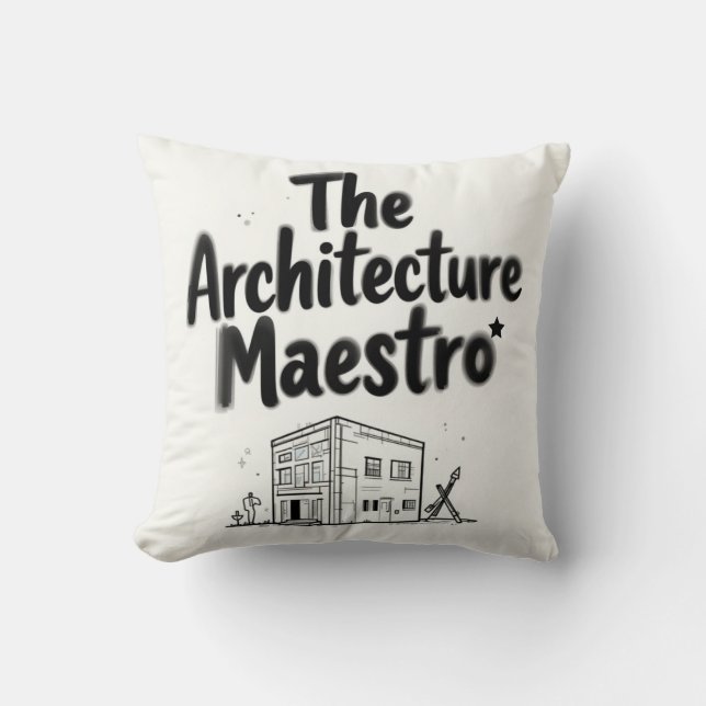 Die Architektur Maestro Kissen (Vorderseite)