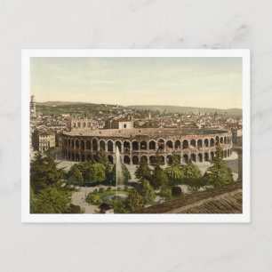 Die Arena, Verona, Italien Postkarte