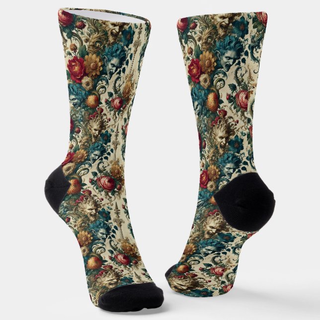 Die Arkane Anarchie - Gotisches Viktorianisches Ta Socken (Gewinkelt)
