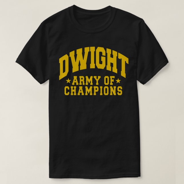 Die Armee des Büros der Champions T-Shirt (Design vorne)