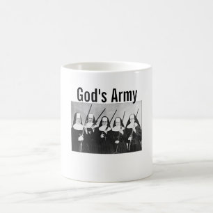 Die Armee des Gottes Kaffeetasse