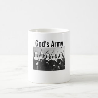 Die Armee des Gottes Kaffeetasse