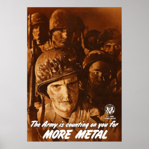 Die Armee zählt auf Ihnen Poster