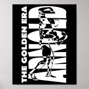 Die Arnold-Bodybuilding der goldenen Zeit Poster