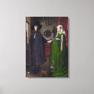 Die Arnolfini-Ehe (von Jan van Eyck) Leinwanddruck
