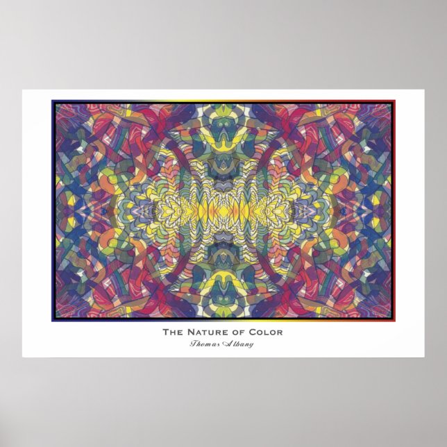 Die Art der Farbe Poster (Vorne)