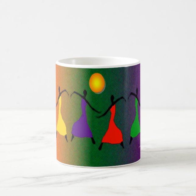 Die Art des Tanzes Kaffeetasse (Mittel)