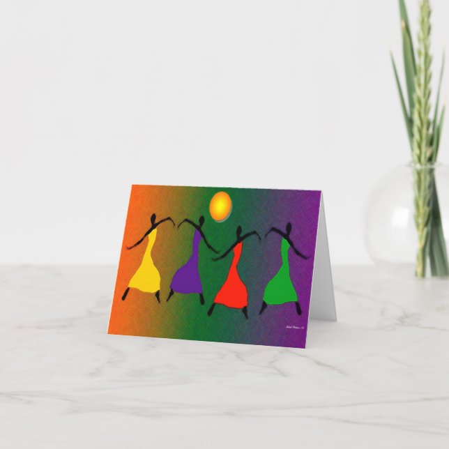 Die Art des Tanzes Karte (Vorderseite)