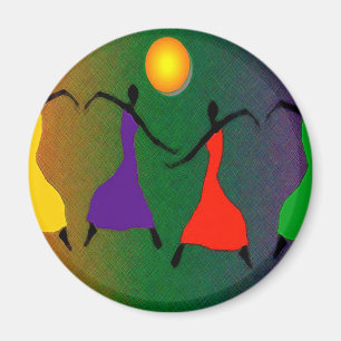 Die Art des Tanzes Magnet