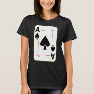 Die As of Spade Card die beste Spielkarte in der T-Shirt