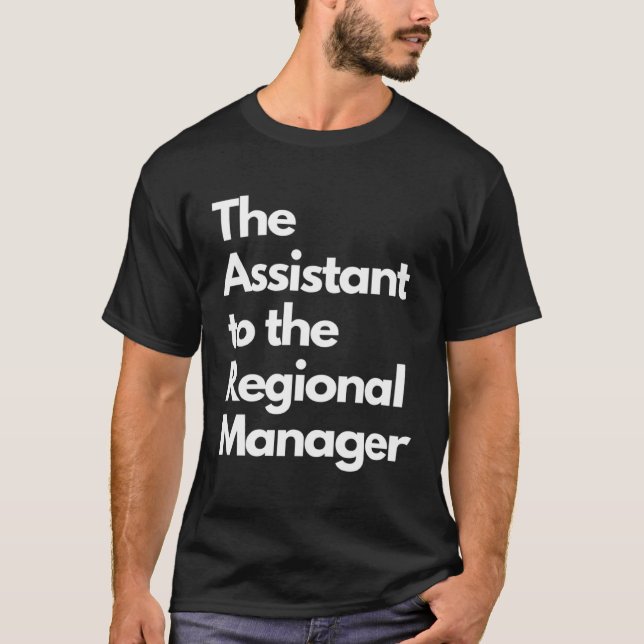 Die Assistentin der regionalen Manager Titel T-Shirt (Vorderseite)