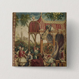 Die Astronomen, Beauvais-Werkstatt, 1711 Button
