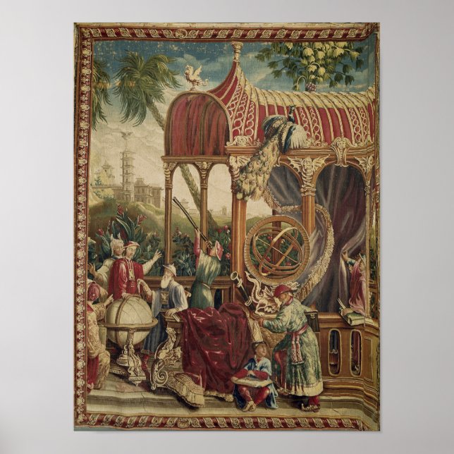 Die Astronomen, Beauvais Workshop, 1711 Poster (Vorne)
