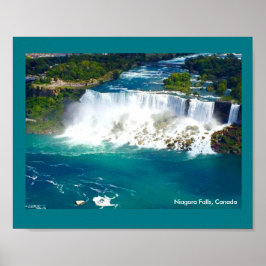 Die atemberaubenden Wasserfälle Poster