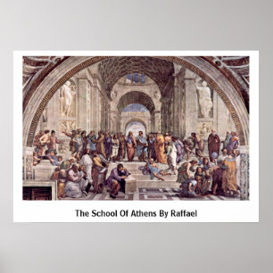 Die Athen-Schule von Raffael Poster