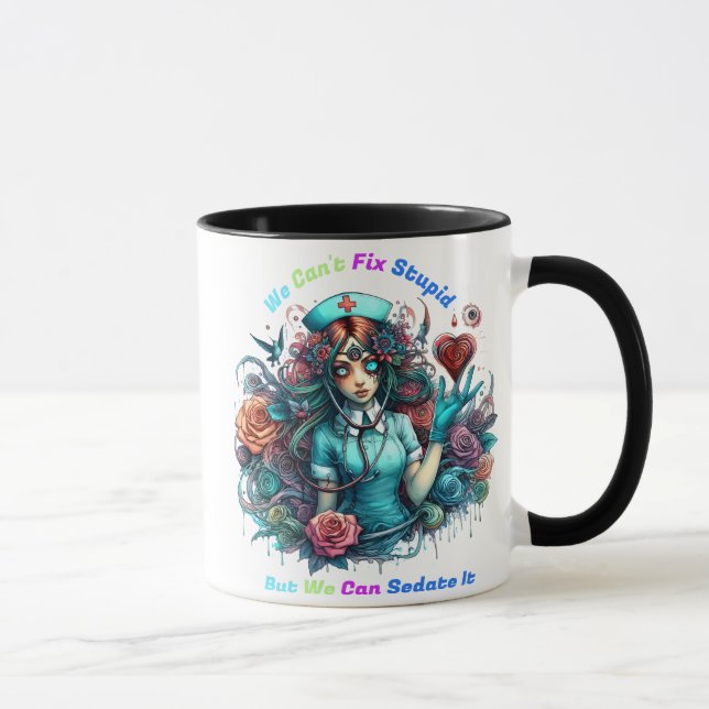 Die ätherische Krankenschwester kann nicht reparie Tasse (Rechts)