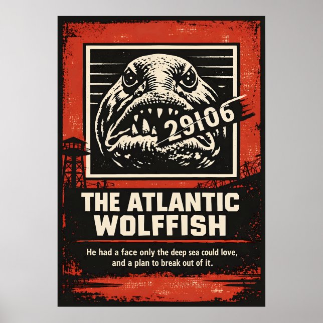 Die Atlantic Wolffish Escape Konzeptkunst Poster (Vorne)