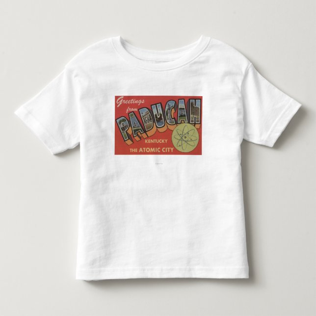 Die Atomstadt - große Buchstabe-Szenen Kleinkind T-shirt (Vorderseite)