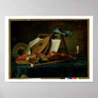 Die Attribute der Musik, 1770 (Öl auf Leinwand)
