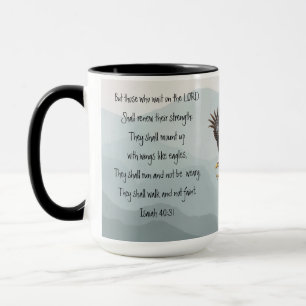 Die auf den Herrn harren Adler Jesaja Tasse