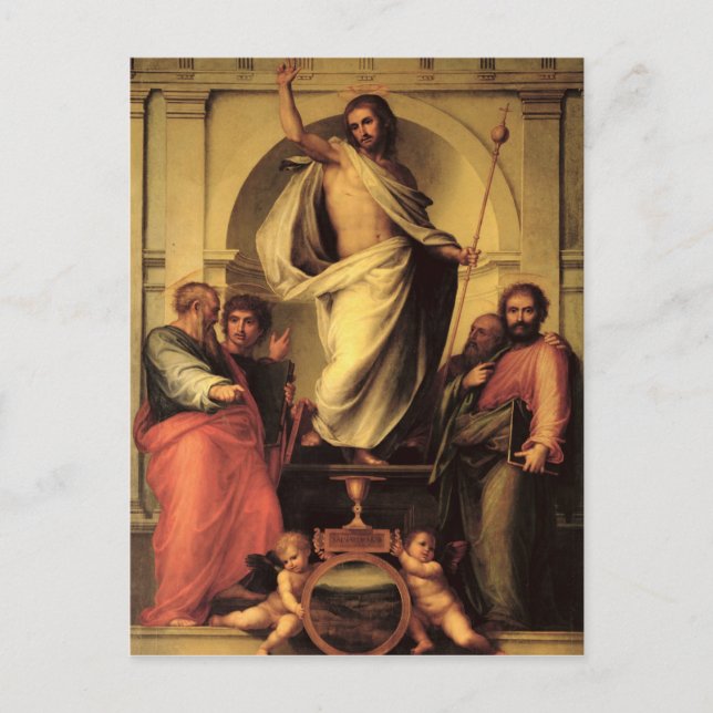 Die Auferstehung Christi Postkarte (Vorderseite)