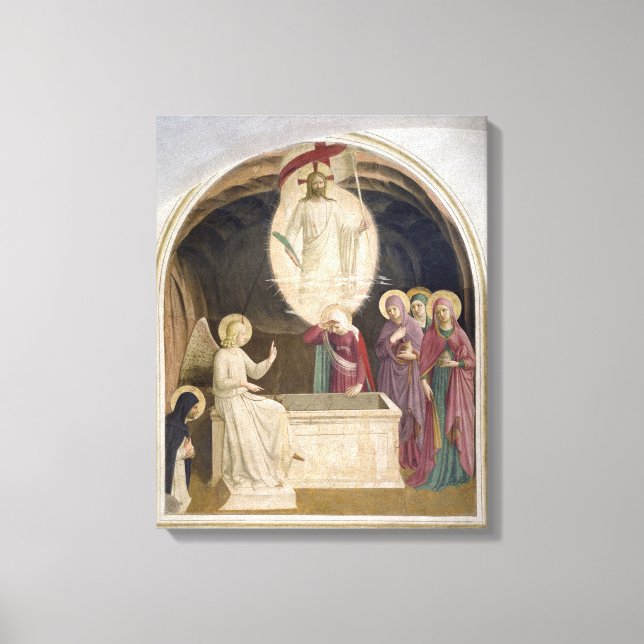 Die Auferstehung Christi und der frommen Frauen Leinwanddruck (Vorderseite)