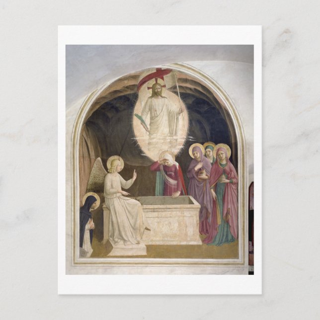 Die Auferstehung Christi und der frommen Frauen Postkarte (Vorderseite)