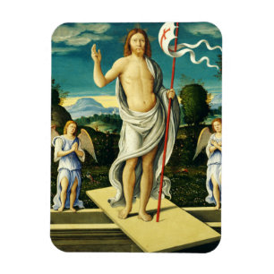 Die Auferstehung Jesu durch Girolamo da Santacroc Magnet