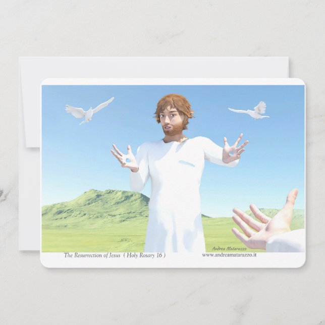 Die Auferstehung Jesu Einladung (Vorderseite)