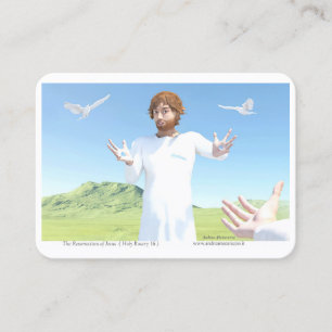 Die Auferstehung Jesu Telefonnummerkarte