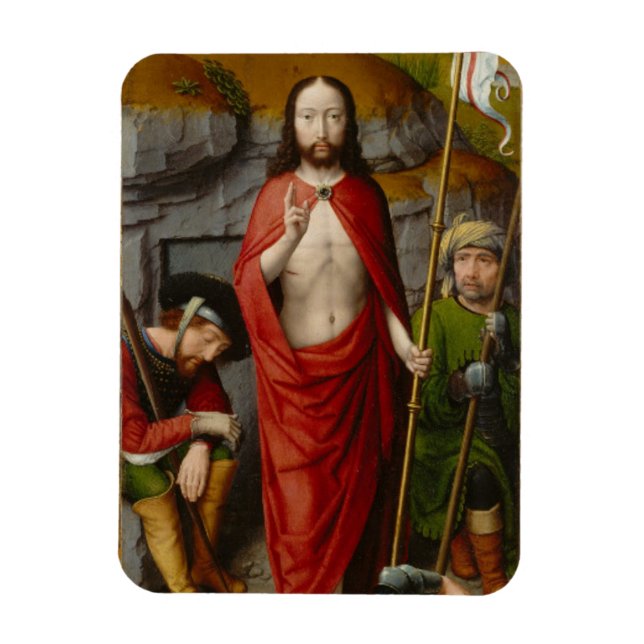 Die Auferstehung, mit den Pilgern von Emmaus Magnet (Vertikal)