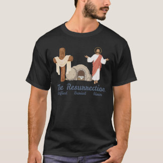 Die Auferstehung Ostern Christlich T-Shirt