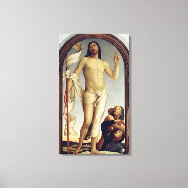 Die Auferstehung (Panel) Leinwanddruck (Vorderseite)
