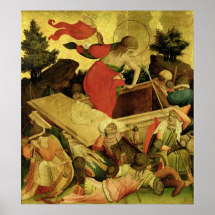 Die Auferstehung, Platte von St- Thomasaltar Poster