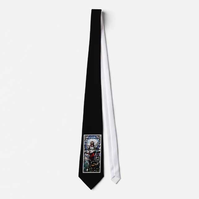 Die Auferstehung unseres Lords (Buntglas) Krawatte (Vorderseite)