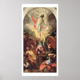 Die Auferstehung von Christus (Öl auf Leinwand) Poster