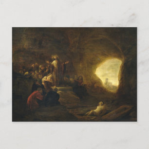 Die Auferstehung von Lazarus 2 Postkarte