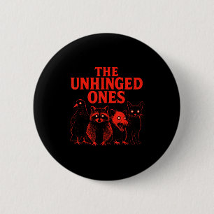 Die aufklappbare Ones Raccoon Cat Possum Taube Cre Button