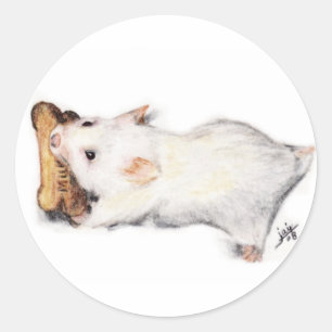 Die Aufkleber des Knochen-Dieb-(Hamster)
