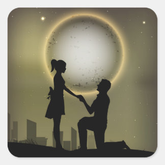 Die Aufkleber des Vorschlags