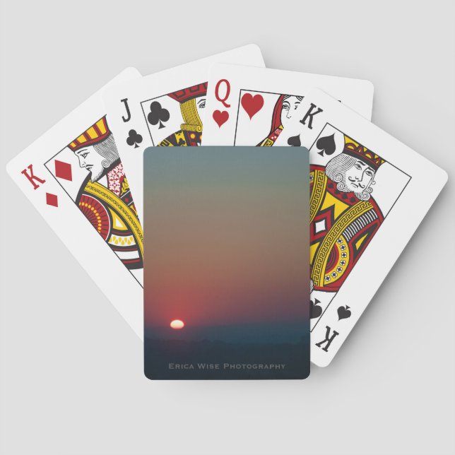 Die aufkommende Sonne Spielkarten (Rückseite)