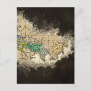 Die Auflösung des Western Empire 476 n.Chr. Postkarte