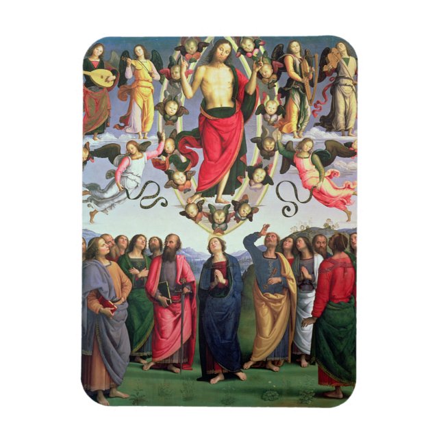 Die Aufszension Christi, 1495-98 (Öl auf Tafel) Magnet (Vertikal)
