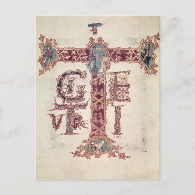 Die Aufszension Christi 2 Postkarte (Vorderseite)
