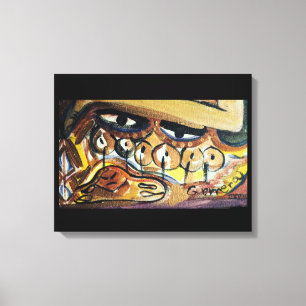 Die Augen des Cemi Leinwanddruck