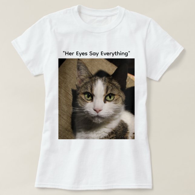 "Die Augen, die sprechen" T-Shirt (Design vorne)