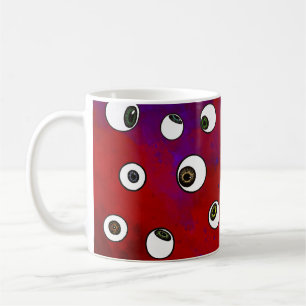 Die Augen haben eine Tasse