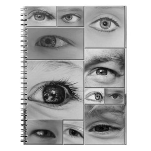 Die Augen haben es Notizblock