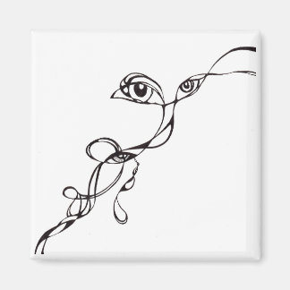 Die Augen im Dunkeln Magnet