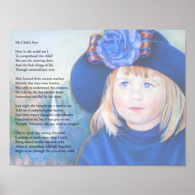 Die Augen meines Kindes Poster (Vorne)